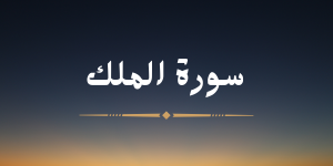سورة الملك - لشيخ محمد صديق المنشاوي